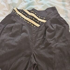 Vintage 80's Rio Inc High Waisted Embellished Pants Size M USA